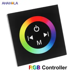 DC 12 В 24 В Rgb Led управление Лер сенсорный выключатель 3528 5050 Rgb управление Лер для светодиодные ленты 12 В 4A/канал Led Rgb управление Лер