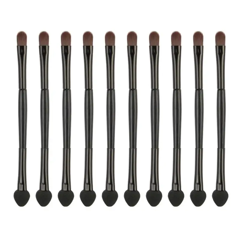 

10pcs Double Headed Eyebrow Eye Shadow Sponge Stick Makeup Brushes Set