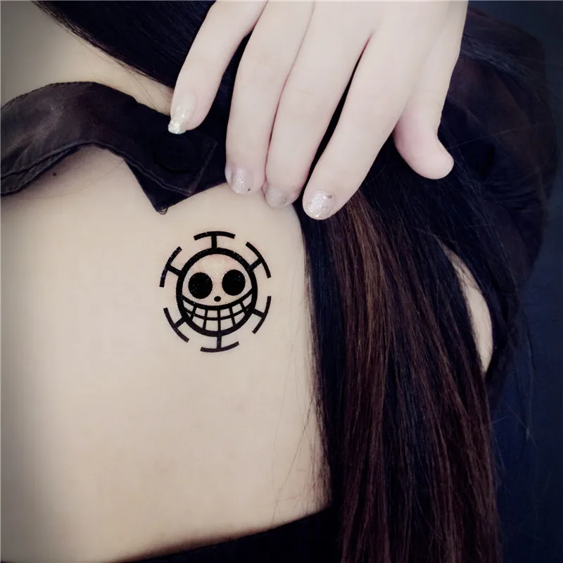 Trafalgar D Water Law Death Tattoo Sticker  Circumtoy