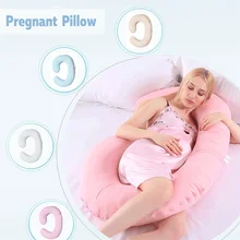 Беременность подушка постельное белье Подушка для всего тела для беременных женщин Удобная c-форма Подушка Длинная сторона спальный подушки для беременных