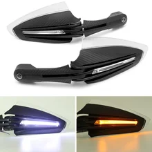 Мотоциклетный руль, защита для рук, светодиодный светильник, рукавицы, светодиодная защита для рук, универсальная защита для рук, аксессуары для двигателя