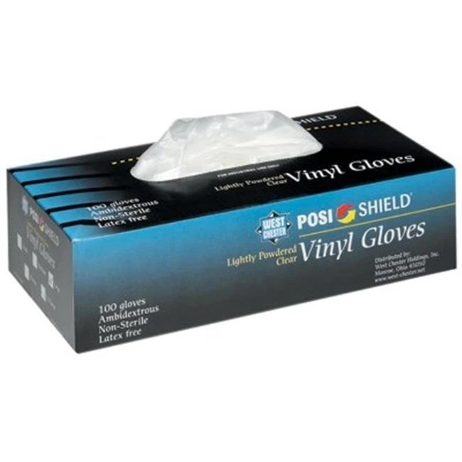West Chester 813-2700-XL Box-100 винил Disp Ltlypowd перчатки-ДИНФ Ind гр |