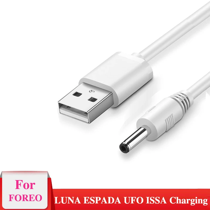 USB Charger cable For for Foreo Facial Spa Massager For Cleansing Luna