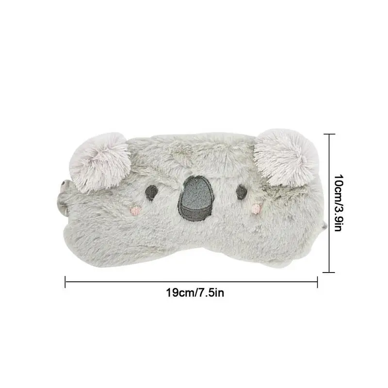 

Cute cartoon pink rabbit koala shading helps sleep eye mask
