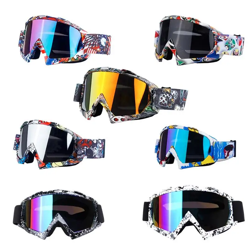 

Ski Snowboard Goggles with UV Protection Skiing Snowboarding Goggles with Anti Fog lens for Men Women Helmet Compatible