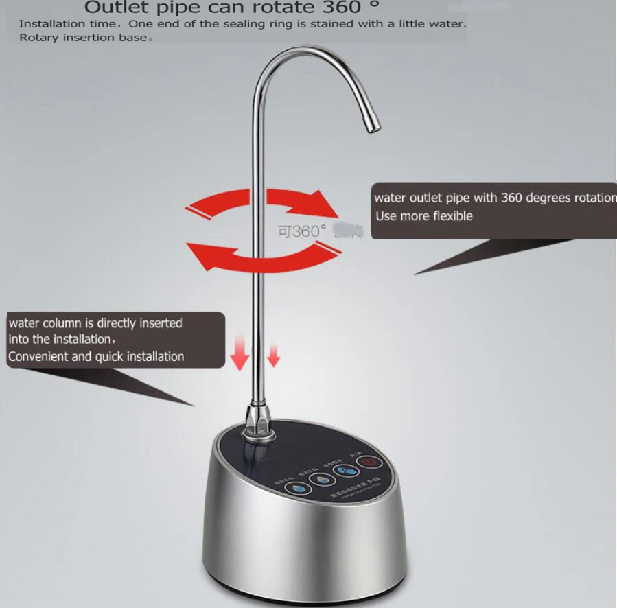 Электрический диспенсер для воды, автоматический портативный насос, Интеллектуальный Электрический пресс для воды в бутылках