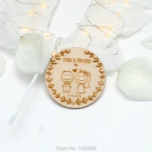 Свадебные подарки для гостей, свадебные сувениры, свадебные магниты дерево сохранить дату, Пользовательские Свадебные анонсы, персонализировать магнит