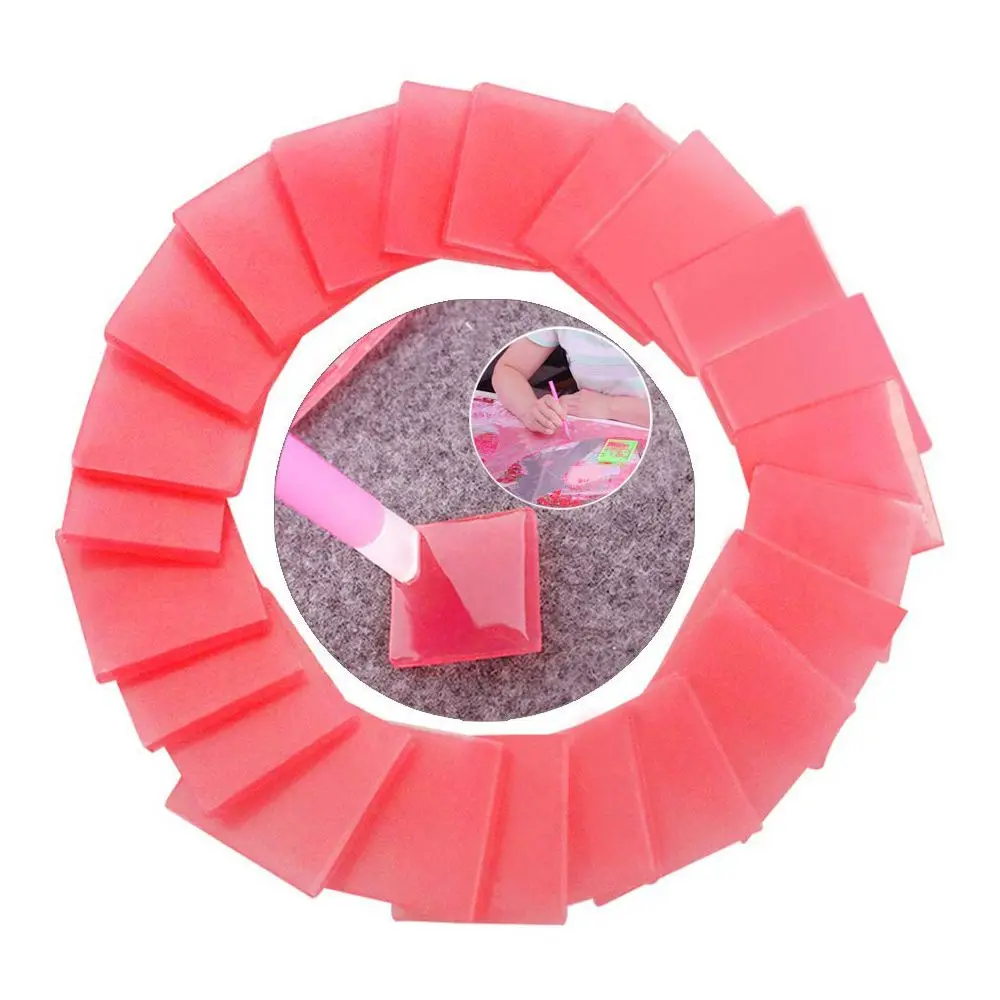 5D DIY Diamond Painting 60pcs Glue Clay Environmental Diamond