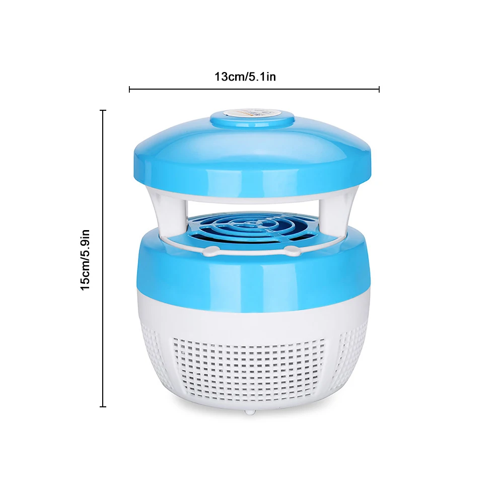 USB перезаряжаемая москитная убийца, светодиодный лампа от комаров для домашнего офиса, без радиации