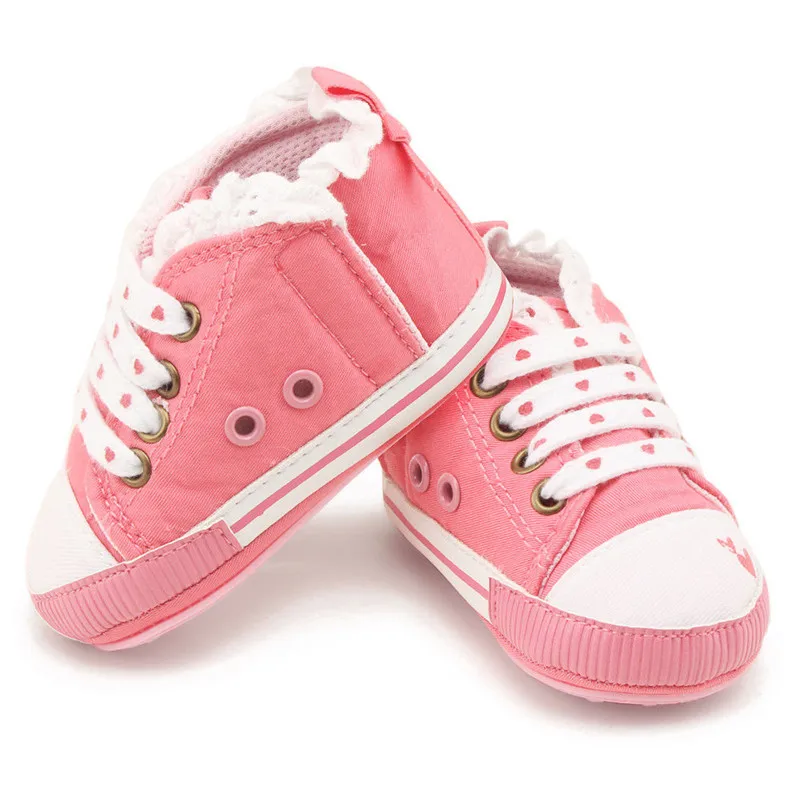 

New Newborn Toddler Baby kids Girls Geometry Prewalker Crib Walking Shoes cotton Sneakers Flat Shoes one pairs
