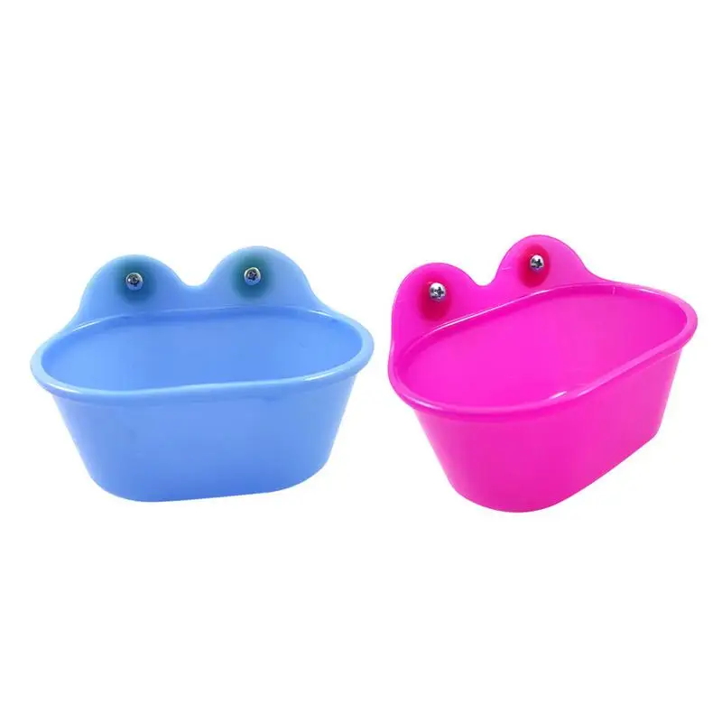 

Bird Pet Thickened Tub Parrot Plastic Food Bowl Large Capacity Bathtub Peony Tiger Skin Available 2019 New