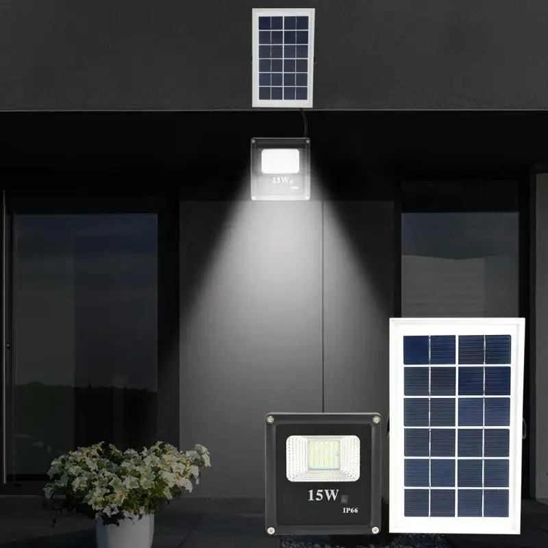 

41LED Floodlight 15W Solar Wall Lights Outdoor Spotlight Garden Decor Lamp Modern Minimalist Light