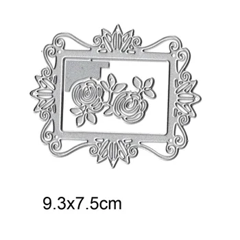 

Flowers Edge Border Metal Cutting Die Stencils Template for DIY Scrapbooking Paper Craft Album Cards Gift Decor Punch Die Cut
