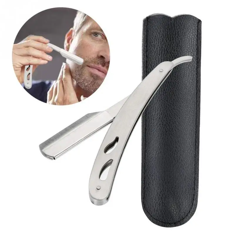

Original Stainless Steel Manual Straight Razor Shaving Professional Folding Straight Razor Beard Shaver Barber Hair Removal Tool