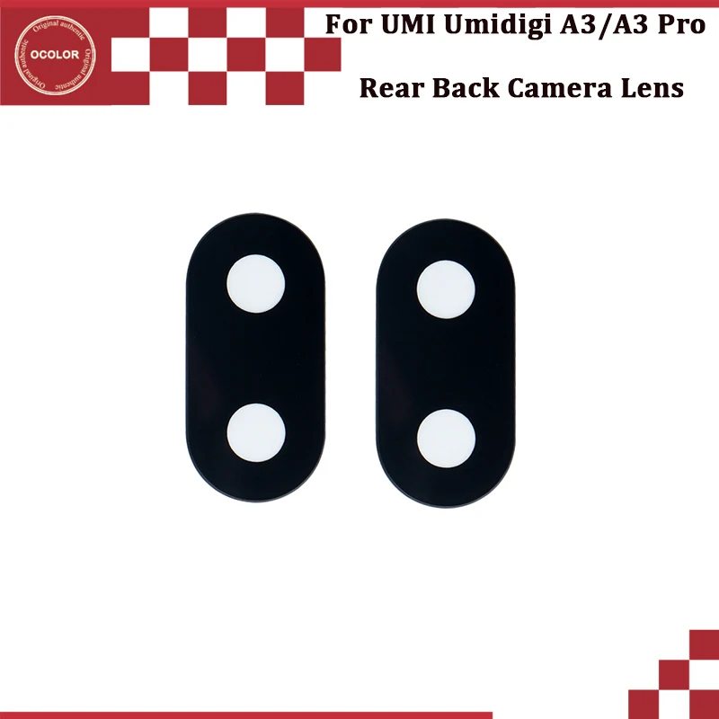 

ocolor For UMI Umidigi A3 Rear Back Camera Lens Repair Parts For UMI Umidigi A3 Pro Back Camera Lens Phone Accessories In Stock