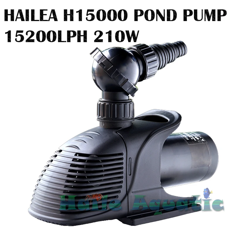 Hailea H15000 210w Submersible Pump Water Feature Eco Aquarium Aquatic