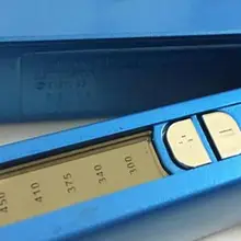 Профессиональный инструмент для укладки волос из воздушного железа в стиле U синий 11/4 нано Титан 450F температура быстро волосы пластинки выпрямителя