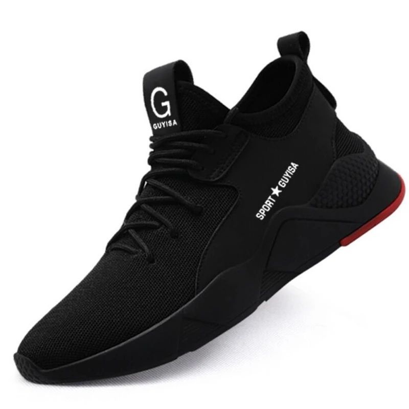Men's Steel Toe Work Safety Shoes Casual Breathable Outdoor Sneakers Puncture Proof Boots Comfortable Industrial Shoes for Men Men's Steel Toe Work Safety Shoes Casual Breathable Outdoor Sneakers Puncture Proof Boots Comfortable Industrial Shoes for Men