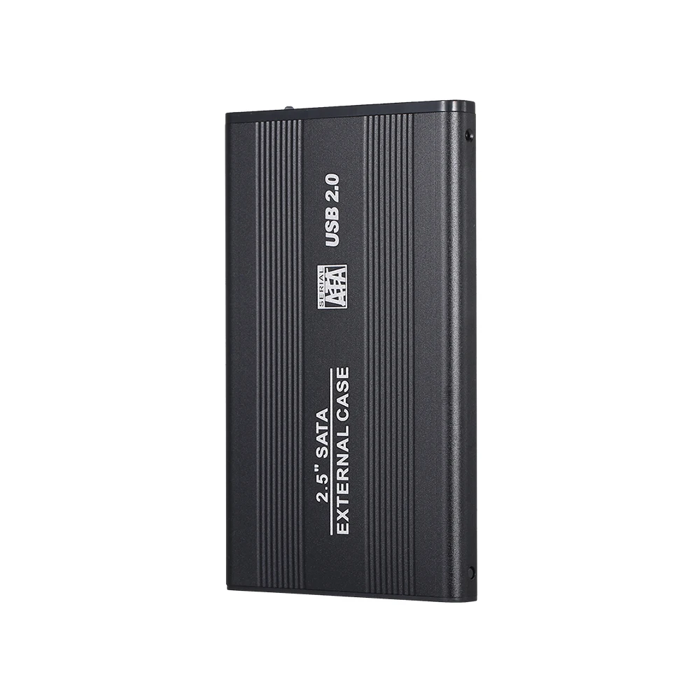 Чехол для 2 5 дюймового жесткого диска USB2.0 на SATA HDD конвертер адаптер Внешний чехол