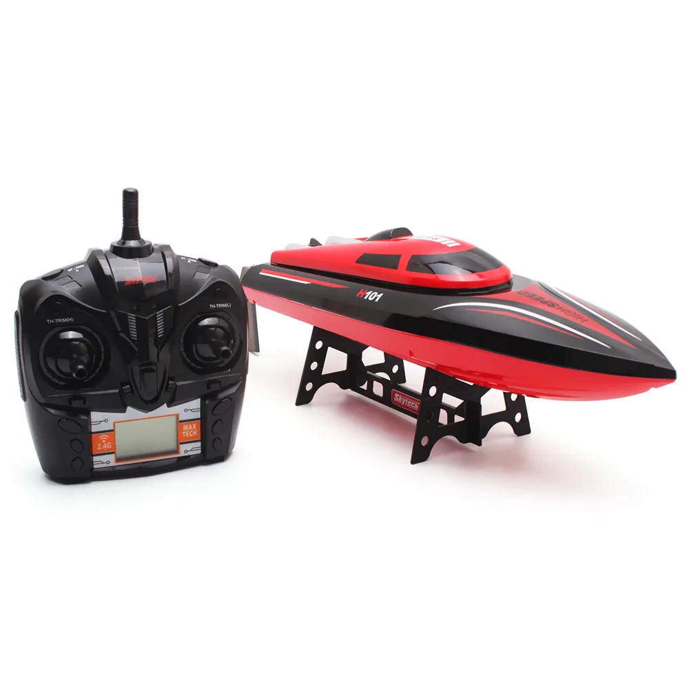 جديد سباق قارب Skytech H101 2.4 جرام 4CH التحكم عن بعد سباقات اليخوت قارب لعبة محاكاة نموذج RTR النسخة اللعب في الهواء الطلق RC قوارب