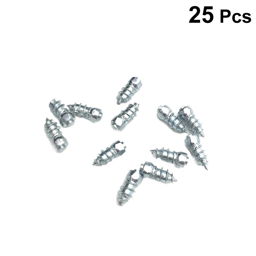 25PCS Alloy Fittings Anti Skid Nails For Cars Bicycle Mountain Highway Fixed Gear Winter Accessories Car | Автомобили и мотоциклы