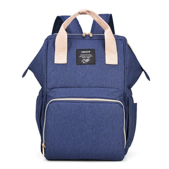 

OSOCE Unisex Water-Repellent Polyester Mommy Daddy Backpack Baby Clothes Diaper Nappy Milk Powder Bottle Travelling Storage Bag
