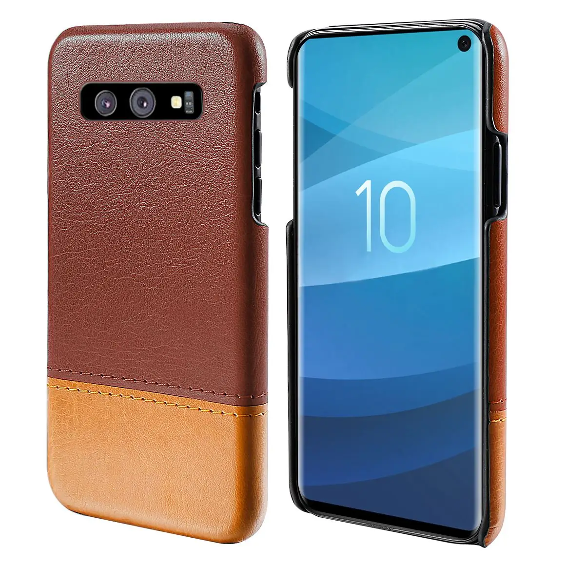 Для samsung Galaxy S10E S10 плюс Чехол Винтаж из искусственной кожи Slim Fit капсулы Цвет