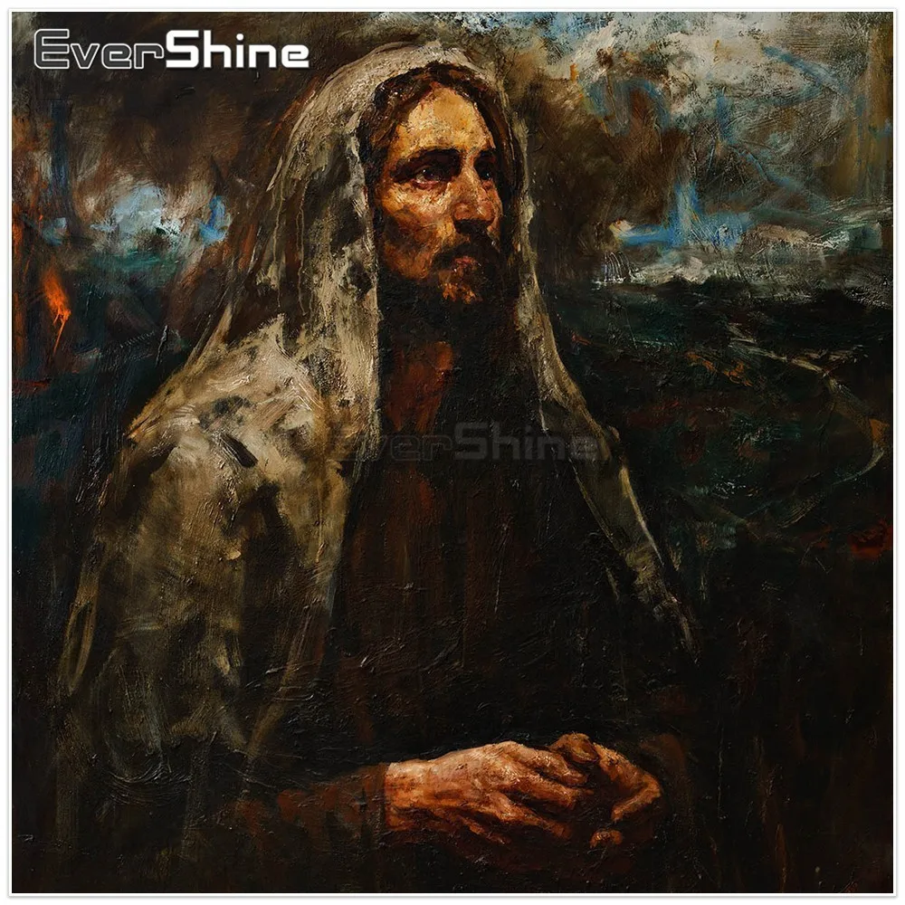 

EverShine Religion Diamond Embroidery Full Round/square Diamond Painting Cross Stitch Diamond Mosaic Icon Picture Of Rhinestone