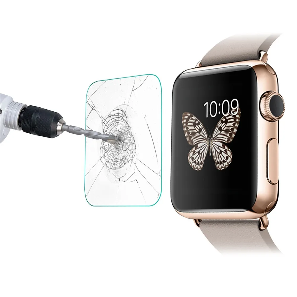 

For Apple Watch Series 1/2/3 Tempered Glass Screen Protector 3D Full Edge 38mm Watch Fitness Bracelet for Bracelet Smartband