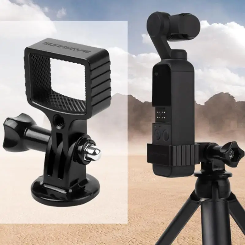 Metal Adapter with Tripod Stand Holder for DJI OSMO Pocket Gimbal Camera Excluding other mobile phones rubber protection Metal Adapter with Tripod Stand Holder for DJI OSMO Pocket Gimbal Camera Excluding other mobile phones rubber protection