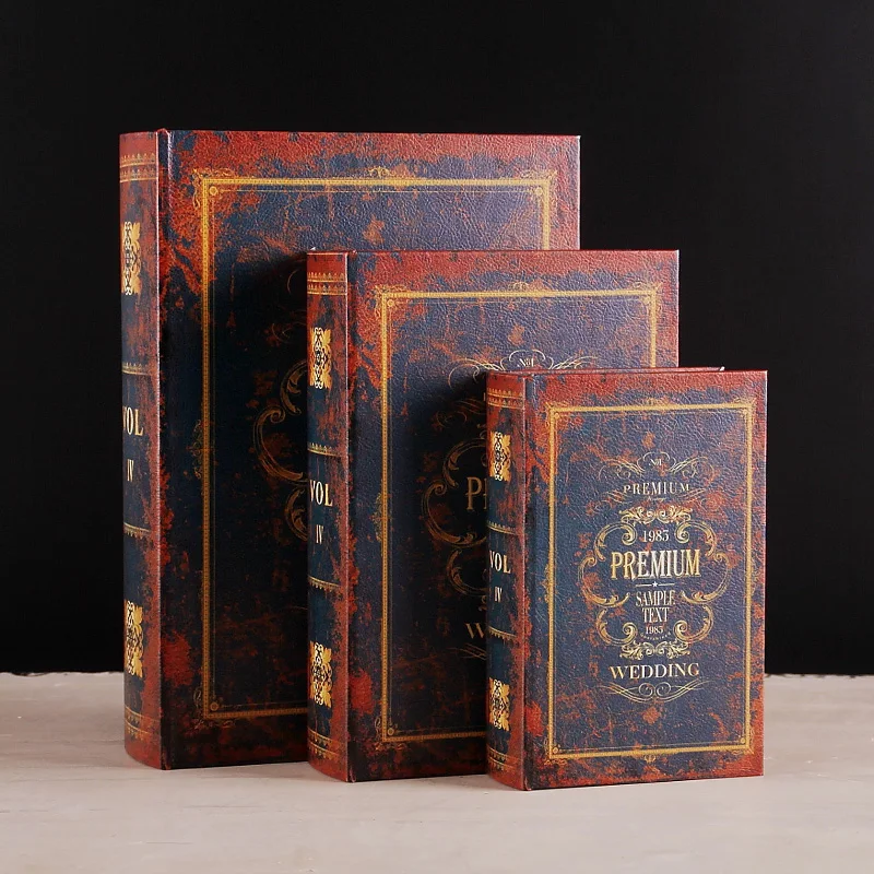 الإبداعية محاكاة كتاب ديكورات العرض مكتبة خزانة الدعائم محاكاة صندوق كتب الأوروبية الديكور كتاب الحلي الهدايا