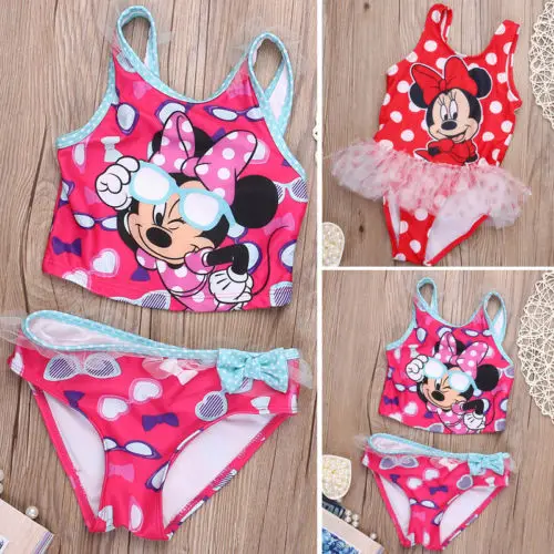 

Baby Kids Toddler Swimming Swimwear Birl Bikinis Set One or Two-piece suit Bathing Swimsuit