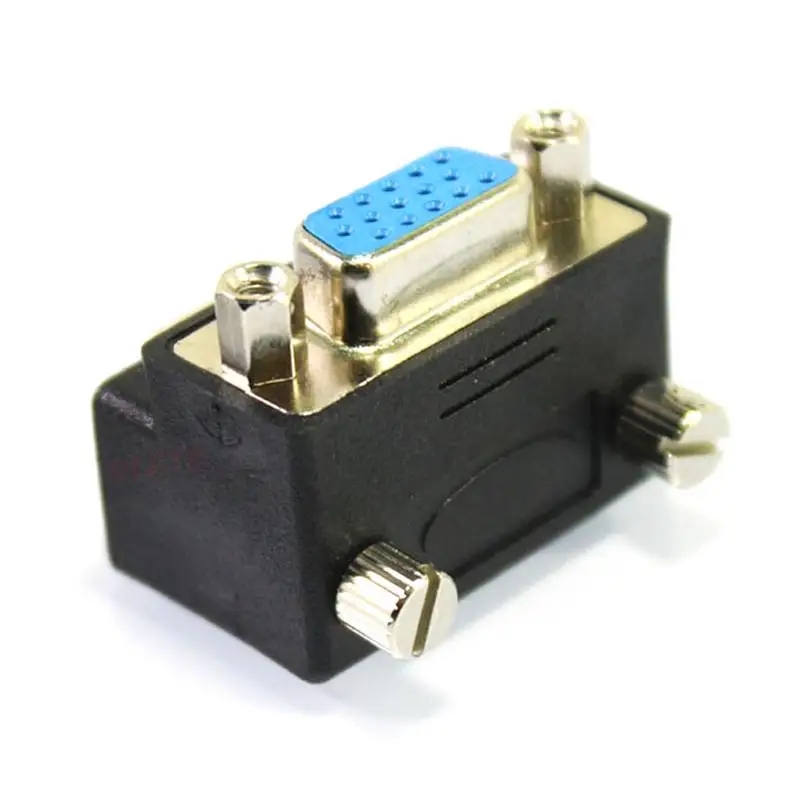 

Right Angle Adapter Male and Female Head 90 degree/27degree VGA Converter Computer Accessories