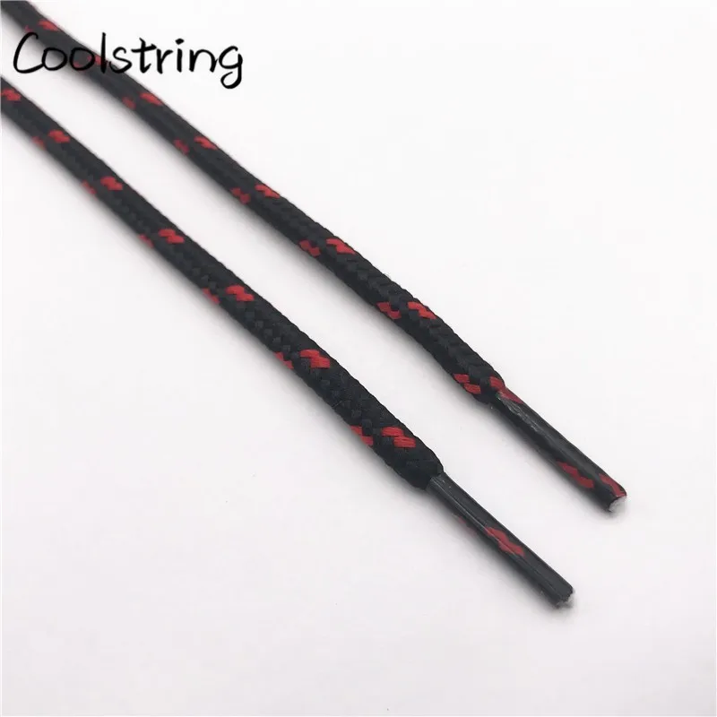 Coolstring 0.45cm Outdoor Unisex Casual Round Striped Sports Shoelace With Dots Bootlaces Shoestrings For Dorky Dad Shoes Laces