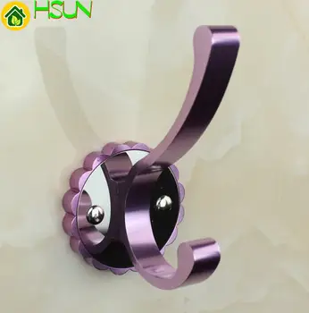 

Unique Modern Purple Wall Hook Curtain Tie Backs / Coat Hooks Decorative Clothes Hangers Hat Hangers Kitchen Hooks