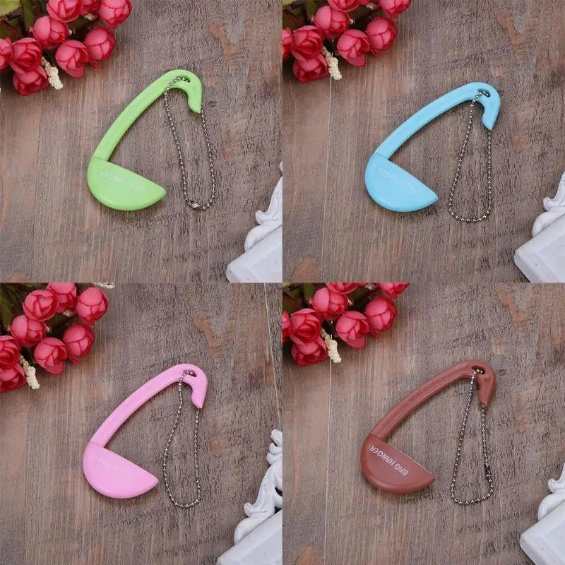 

High Quality Creative Mini Portable Bag Hook Buckle Device Plastic Table Desk Brim Purse Bag Hook Holder Handbag Hanger 4 Color