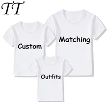 

Custom Family Matching Outfits T-shirts DIY Print Your Design T-shirts Boys/Girls DIY Tee Shirts Printing,Contact Seller Frist