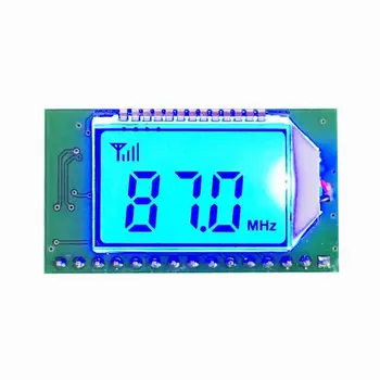 

PLL Digital FM Radio Receiver Module LCD display 87-108 MHZ Frequency Microphone Stereo Wireless Audio campus Broadcast