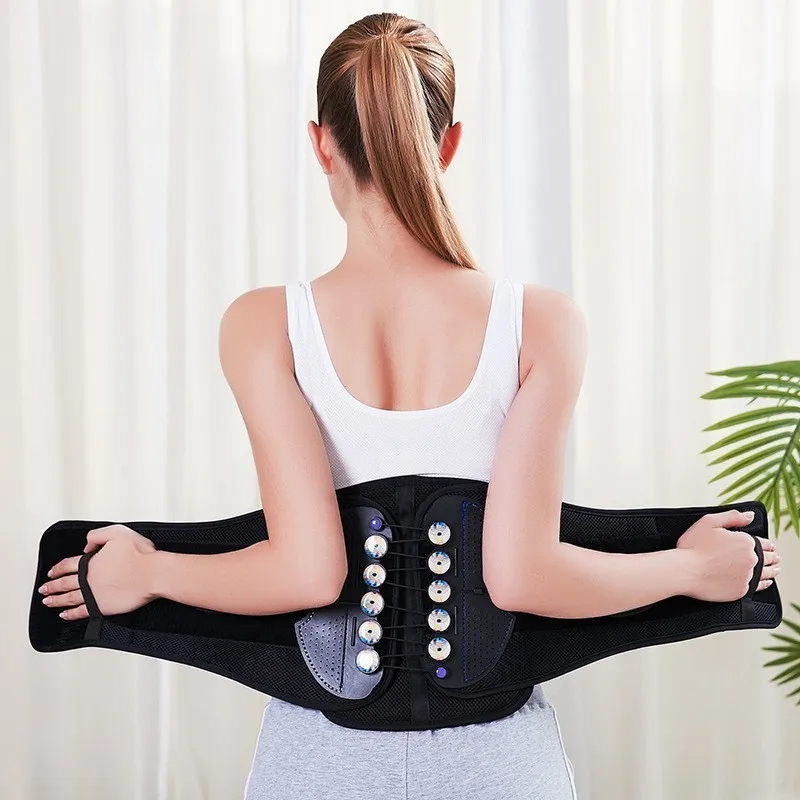 

Breathable Elasticity Low Back Protective Bandage High Quality Lumbar Support Belt Prevent Spine Deformation T0493SHD