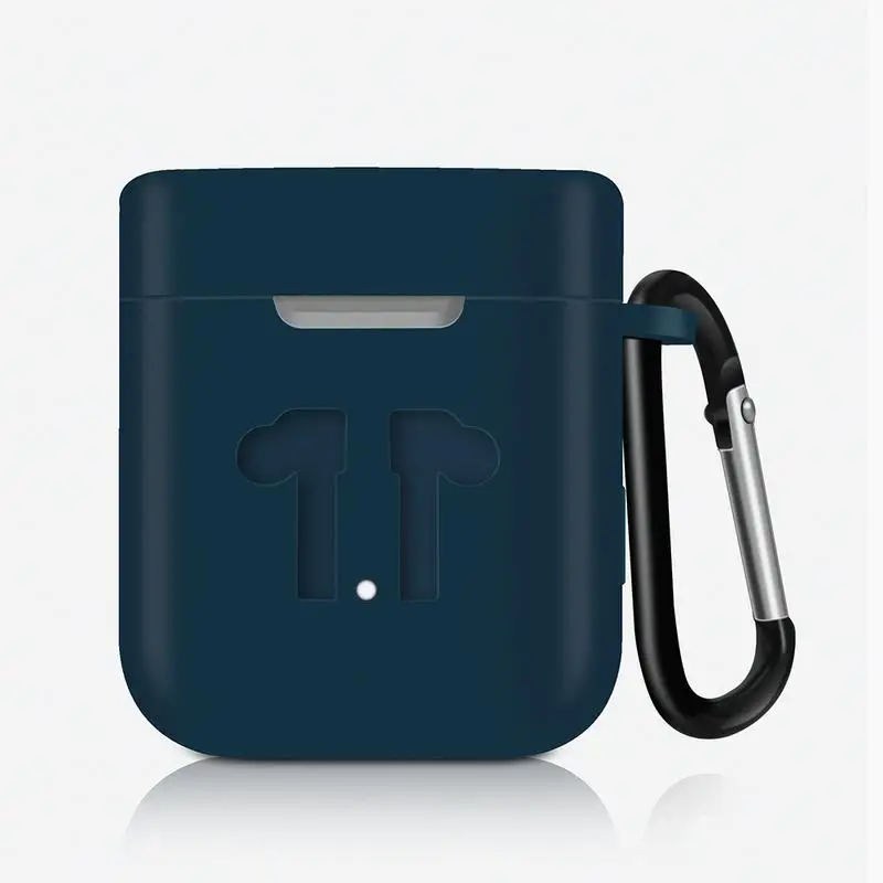 

Mini Silicone Wireless Bluetooth Earphones Case Bag Headphones Portable Protective Waterproof Anti-fall Cover Solid Color For Mi