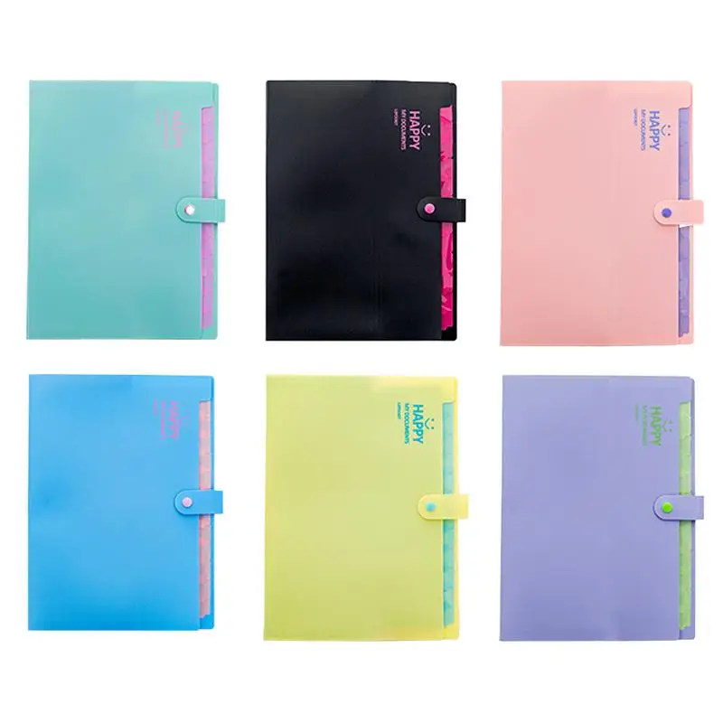 

Multi-layer Bag Multi-function Invoice Folder Information Book Student Test Paper Clip Storage Bag File Bag File Holder