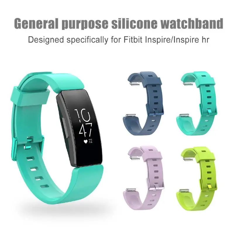 Силиконовый регулируемый умный Браслет ремешок для часов замена Fitbit Inspire/Inspire HR
