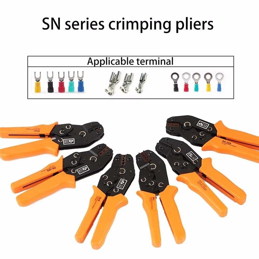 

Crimping Tool Wiring Crimp Pliers Bare Insulation Ratchet Terminals Sn-28b Sn-48b Sn-02c Sn-2 Sn-0325 Sn-02wf2c Free Shipping