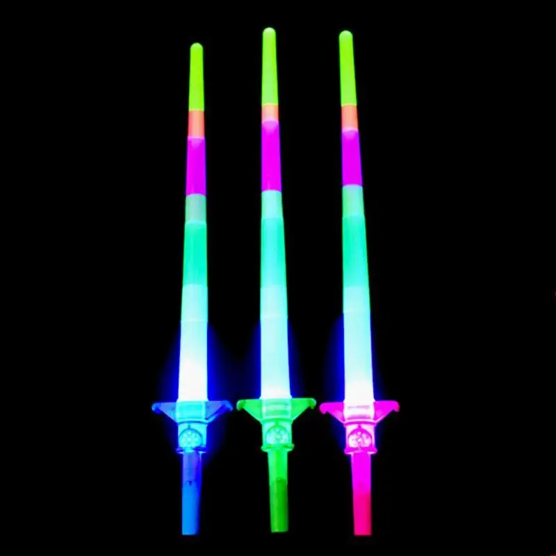 Светодиодный Волшебная палочка со звездой мигающие палочки светящиеся электронные телескопические светящиеся палочки Вечерние наряды на Рождество Хэллоуин новинка игрушки