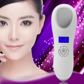 

USB Charging Cold and Hot Ultrasonic Facial Cleaner Face Beauty Instrument Wrinkle Remover Beauty Massager Machine