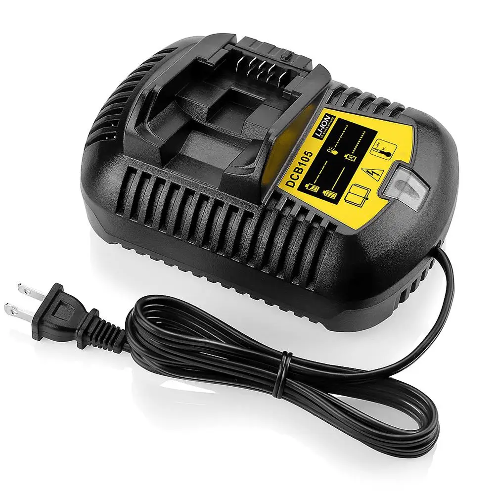 Adeeing 12 V-20 V литий-ионная батарея зарядное устройство Замена для Dewalt DCB105