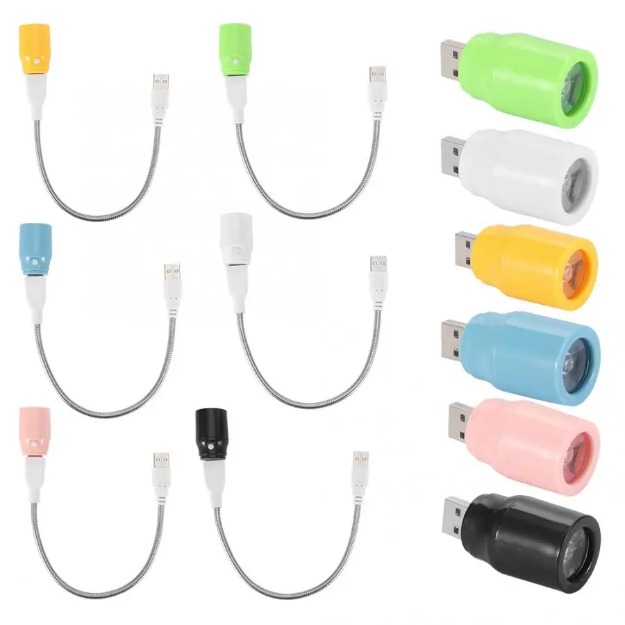 

5V 1W Durable Mini Plastic USB LED Lamp Light for Study Desk with/without USB Hose Table Lamps for Bedroom Desk Lamp