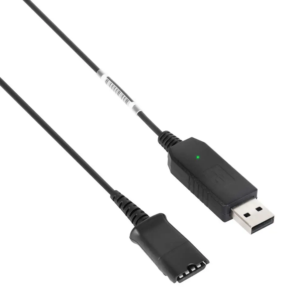 Гарнитура для колл-центра быстроразъемный кабель QD к usb-адаптер, совместимый с гарнитурами PLT и VoiceJoy