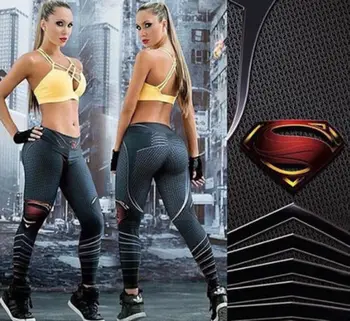 

2019 New Womens Sportwear Athletic Gym Activewear Track Running Pants Trousers Leggings 3D Print Hight Waist Leggings