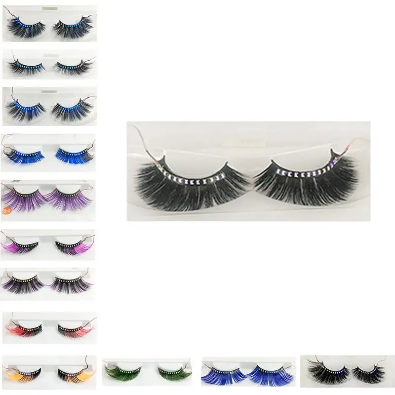 

Magic Princess LED Lighting Glowing Eyelashes False Eyelashes Messy Makeup Fake Eye Lashes Extension Make Up Tools
